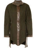 YOHJI YAMAMOTO stand-collar asymmetric jacket