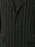 COMME DES GARÇONS Homme Plus dotted details striped blazer