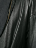 ISSEY MIYAKE leather trench coat