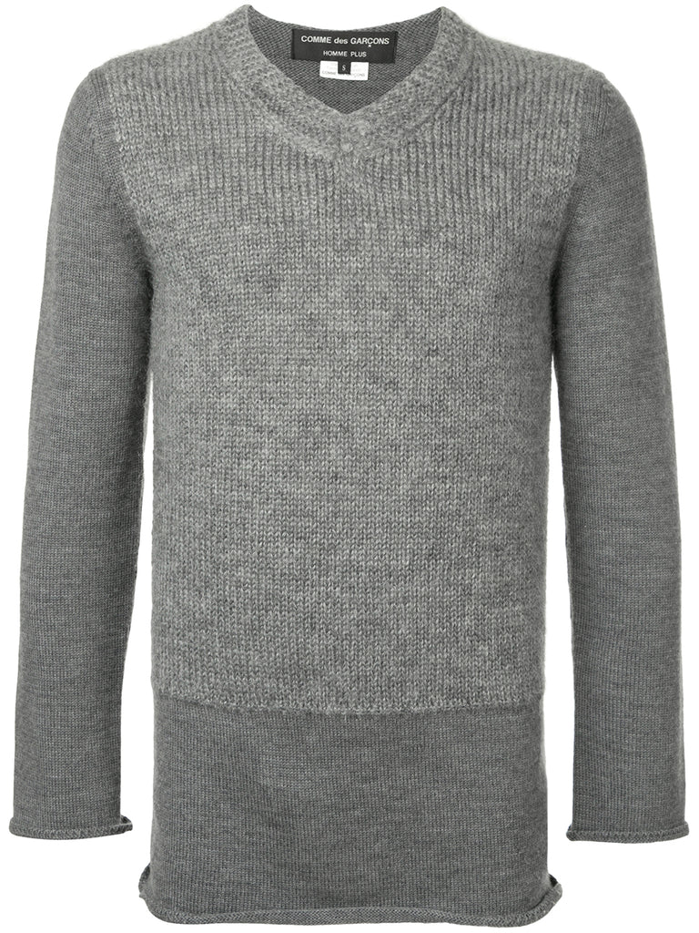 COMME DES GARÇONS Homme Plus v-neck jumper