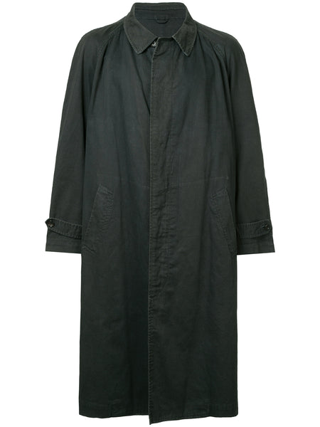 COMME DES GARÇONS HOMME concealed fastening midi coat
