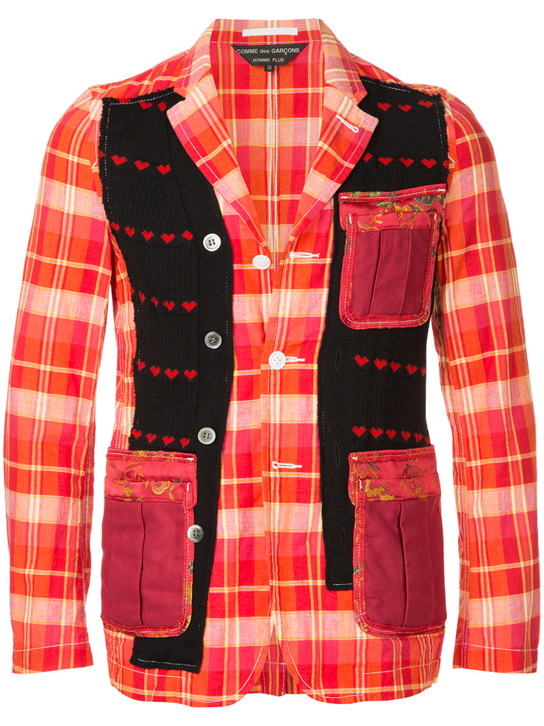 COMME DES GARÇONS Homme Plus plaid blazer