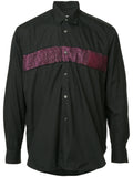 COMME DES GARÇONS SHIRT glittery stripe shirt