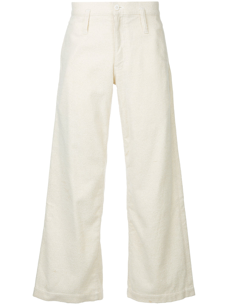 COMME DES GARÇONS Homme Plus glittery cropped trousers