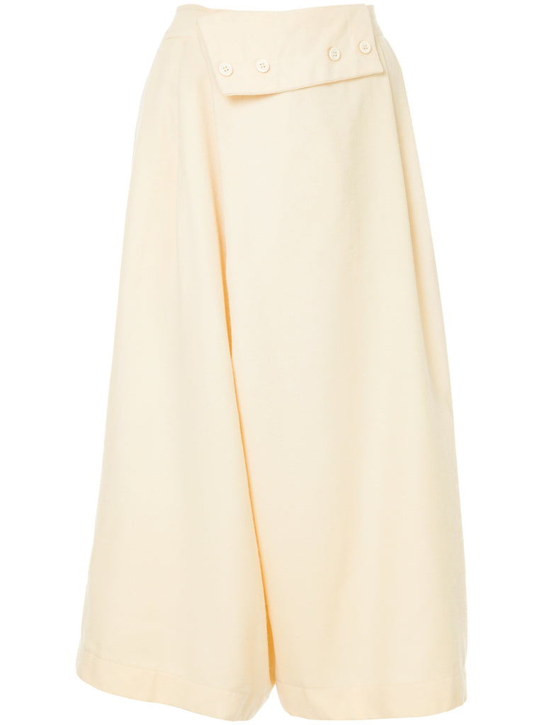 COMME DES GARÇONS cropped flared trousers