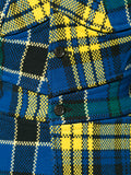 COMME DES GARÇONS tartan panel jacket