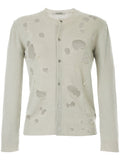 JUNYA WATANABE COMME DES GARÇONS distressed fitted cardigan