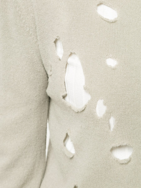 JUNYA WATANABE COMME DES GARÇONS distressed fitted cardigan