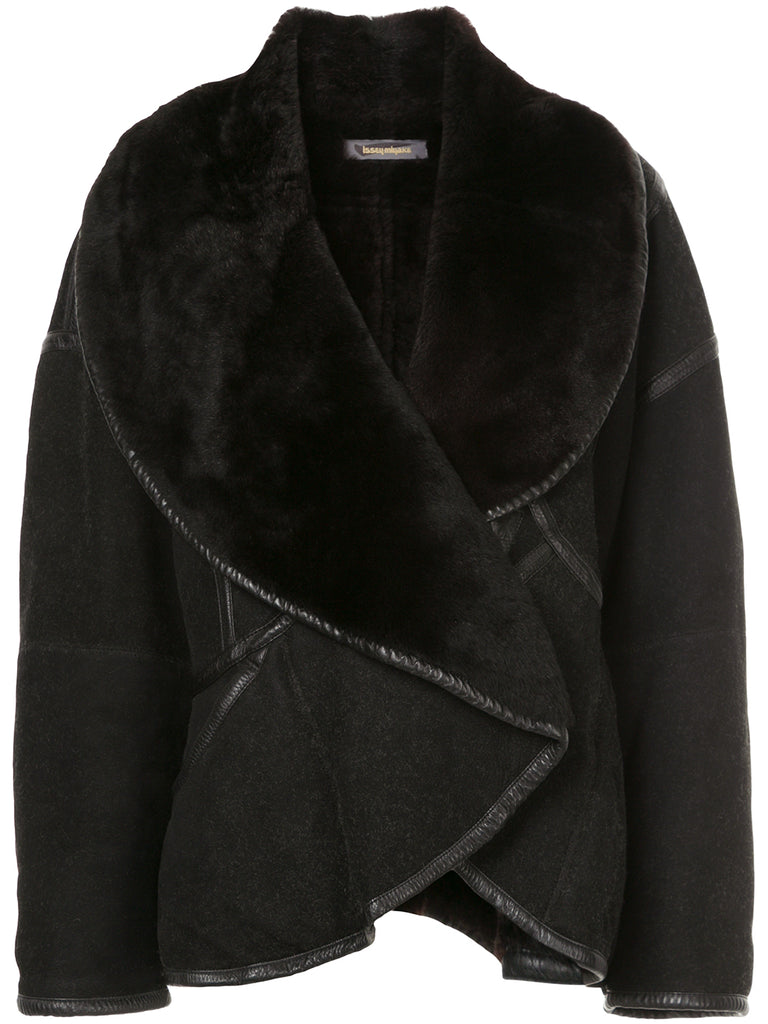 ISSEY MIYAKE oversized short coat