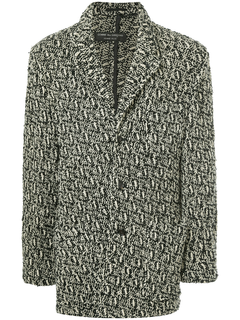 COMME DES GARÇONS Homme Plus textured chunky-knit cardigan