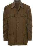 YOHJI YAMAMOTO Pour Homme distressed-detail utility jacket