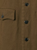 YOHJI YAMAMOTO Pour Homme distressed-detail utility jacket