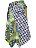 JUNYA WATANABE COMME DES GARÇONS denim patchwork wrap skirt