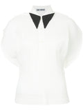 ISSEY MIYAKE bow tie detail shirt
