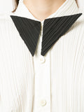 ISSEY MIYAKE bow tie detail shirt