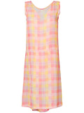 COMME DES GARÇONS semi sheer plaid dress