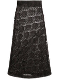 COMME DES GARÇONS lace maxi skirt