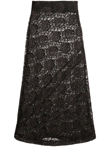COMME DES GARÇONS lace maxi skirt