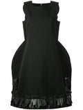 COMME DES GARÇONS ruffle trim 2D dress