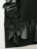 COMME DES GARÇONS ruffle trim 2D dress