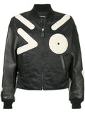 ISSEY MIYAKE patch-appliqué bomber jacket