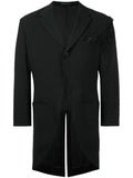 YOHJI YAMAMOTO Pour Homme distressed-detail mourning coat