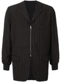 COMME DES GARÇONS Homme Plus pinstripe zip-up blazer