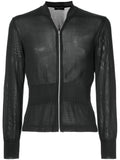 COMME DES GARÇONS Homme Plus fine-knit zip-up cardigan