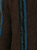 COMME DES GARÇONS Homme Plus stripe-trim cropped jumper