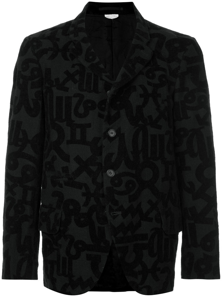 COMME DES GARÇONS Homme Plus horoscope-print blazer