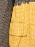 COMME DES GARÇONS Homme Plus bleached bottom plaid blazer