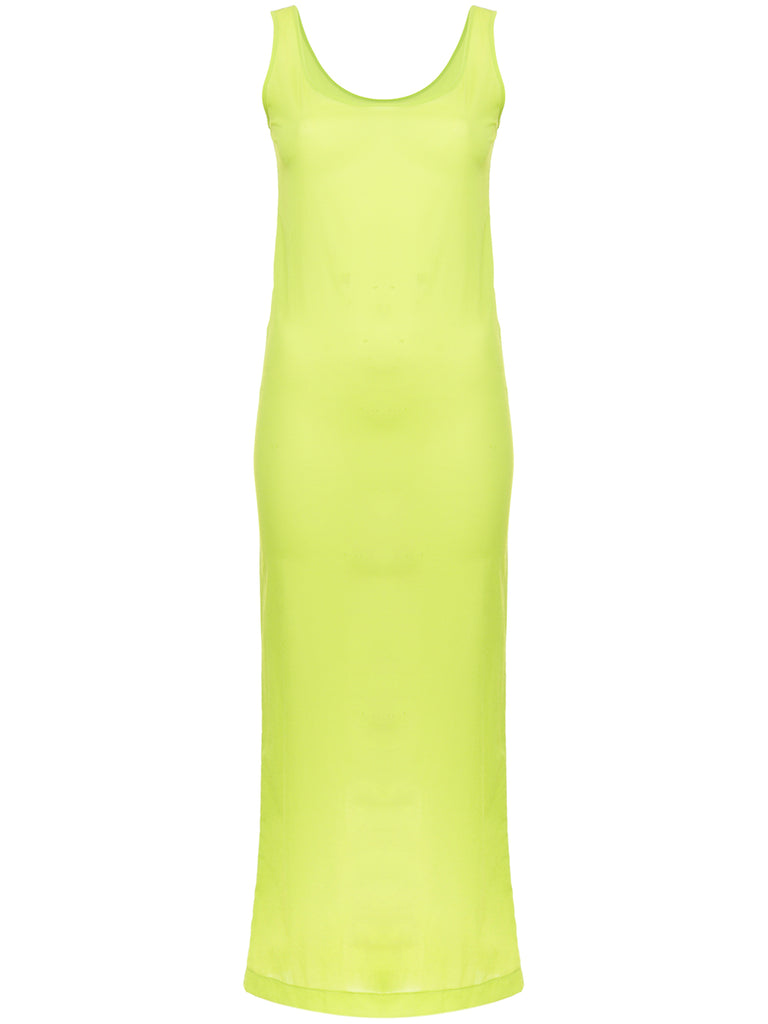 COMME DES GARÇONS neon maxi dress