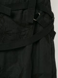 JUNYA WATANABE COMME DES GARÇONS strapped embroidered skirt