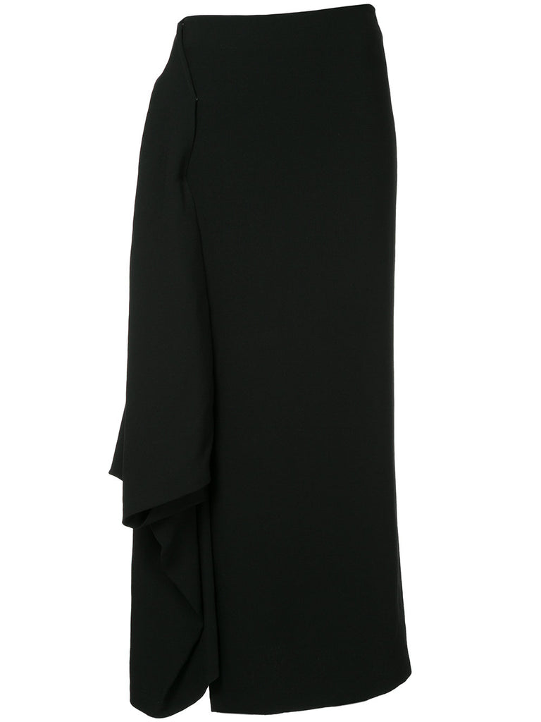 YOHJI YAMAMOTO draped maxi skirt