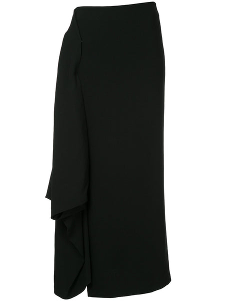 YOHJI YAMAMOTO draped maxi skirt