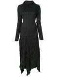 ISSEY MIYAKE pleated skirt suit