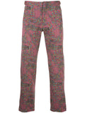COMME DES GARÇONS Homme Plus shooting starts print trousers