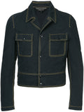 COMME DES GARÇONS Homme Plus gold stitch cropped jacket