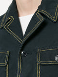 COMME DES GARÇONS Homme Plus gold stitch cropped jacket