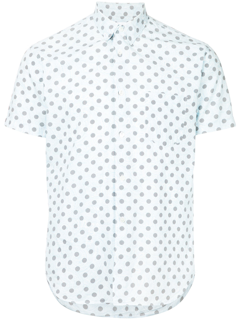 COMME DES GARÇONS SHIRT paisley polka dot shirt