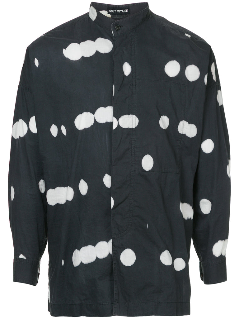 ISSEY MIYAKE bleach spot shirt