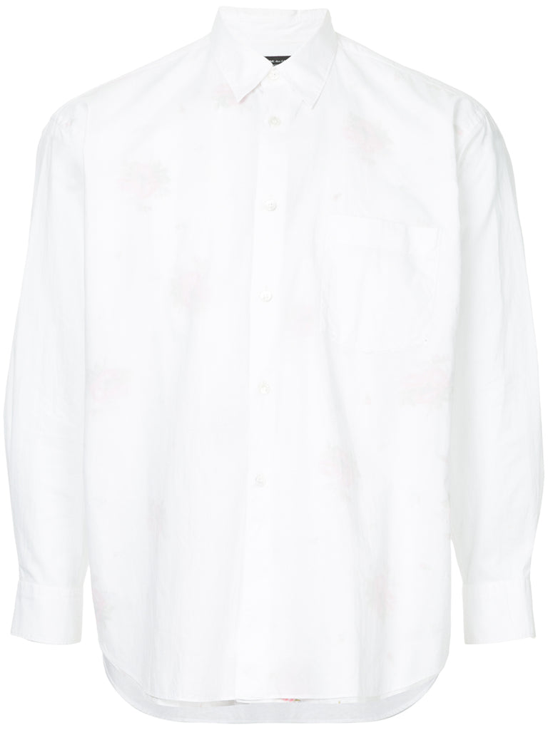 COMME DES GARÇONS Homme Plus dual layer floral shirt
