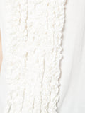 YOHJI YAMAMOTO ruffled appliqué tank