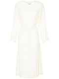 COMME DES GARÇONS sheer tied dress