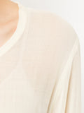 COMME DES GARÇONS sheer tied dress