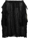 COMME DES GARÇONS ruffle details skirt