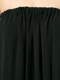 YOHJI YAMAMOTO off-shoulder flared dress