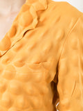 ISSEY MIYAKE egg carton skirt suit