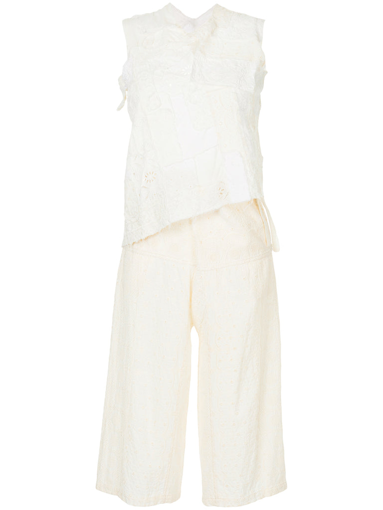 JUNYA WATANABE COMME DES GARÇONS deconstructed embroidered set