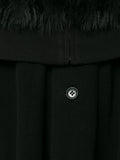 COMME DES GARÇONS faux fur cape coat